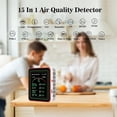 thumbnail image 4 of 1 PC Air Quality Monitor, 15-in-1 for Smart Air Quality Tester, Real Time Display, 4 of 9