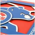 thumbnail image 2 of YTF MLB Chicago Cubs 3D Logo Series Wall Art 12x12, 2 of 4