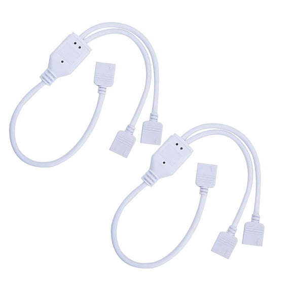 FOLOYORI 2Pcs Led Strip Light Extension Cable LED RGB Strip Light Connector for Decorative Lighting