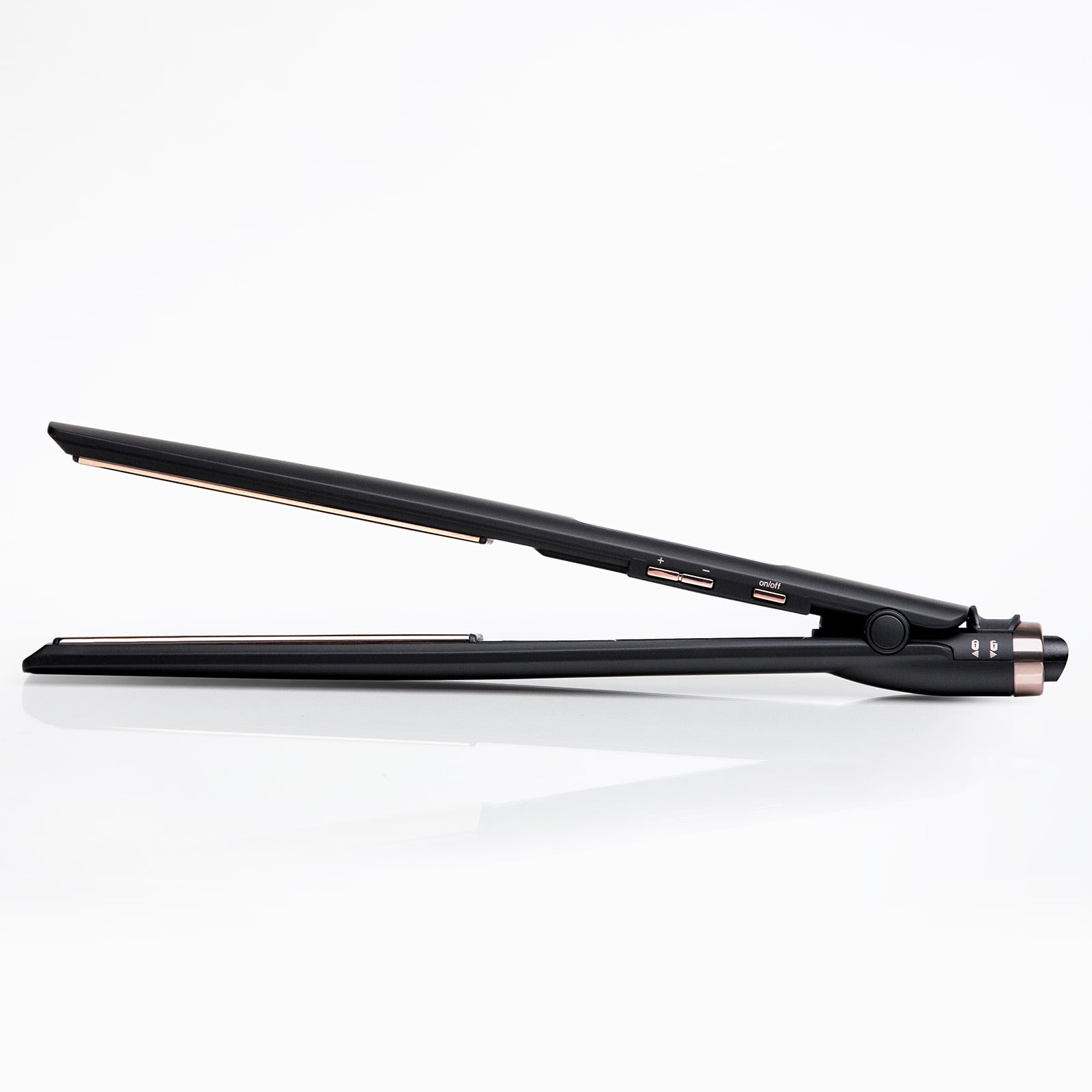 tres sleek rose gold flat iron