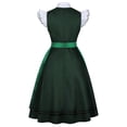 thumbnail image 6 of RoamHome Women's 2 Piece Oktoberfest Dirndl Dress German Bavarian Ruffle Sleeve V Neck Summer Dress, 6 of 9