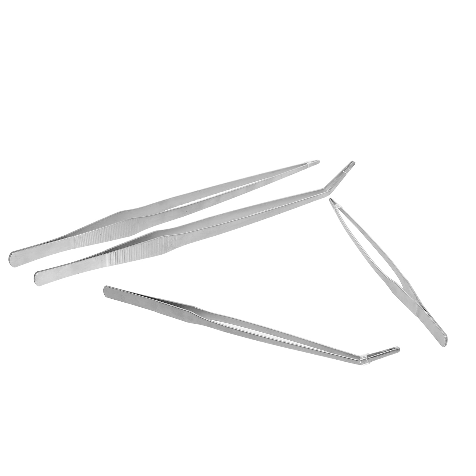 HEANUJJ 4pcs Fish Tank Tweezers 27/38cm Aquarium Feeding Tongs