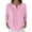 Pink, variant on Women's Henley Neck Sweatshirt, Casual Button Front Pullover, Solid Color Long Sleeve Top, Comfortable Loose Fit Blouse, Relaxed Everyday Wear Sweatshirt Beige L