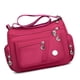 thumbnail image 1 of Minnieouse Bolso de hombro para mujer, bolsa de almacenamiento con múltiples bolsillos y cremallera, bolsos cruzados para chicas jóvenes, accesorio de Bolsas de mensajero y de hombro Rosa roja Minnieouse AP006479-06, 1 of 6
