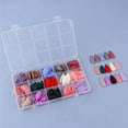 thumbnail image 2 of 360 Falses Nail Extension Tips Artificial Fake Nails French Tip Full Cover Nail, 2 of 12