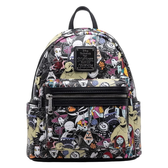 Loungefly Disney The Nightmare Before Christmas Allover Print Mini Backpack