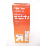 Up&Up Children's Acetaminophen Pain Reliever & Fever Reducer Liquid - Bubblegum