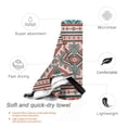 thumbnail image 5 of LNWH Geometric Native Aztec American Art Pattern Sandless Beach Towel, Travel Quick-Drying Microfiber Bath Towels, 31.5"x63", 5 of 8