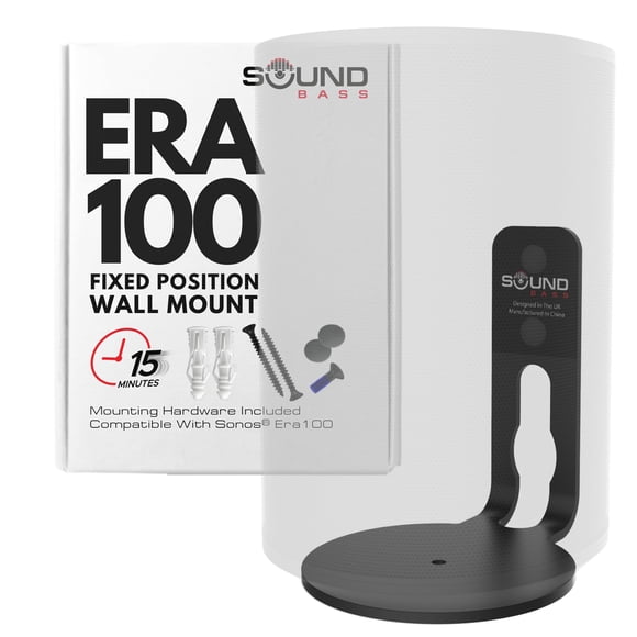 Soporte de pared Sound Bass ERA100 negro para Sonos ERA100