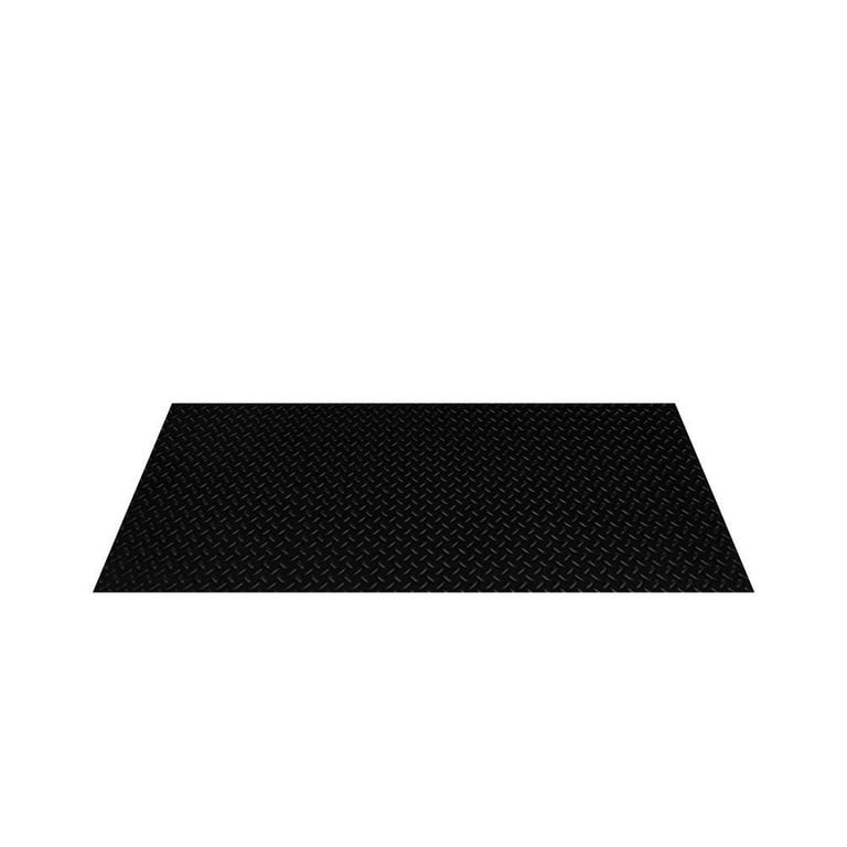 Garage Floor Mat, 3mm Thick Rubber Waterproof, Protection Plate Roll Anti  Slip Runner for Under Car, Shed Workshop (Color : Black, Size 