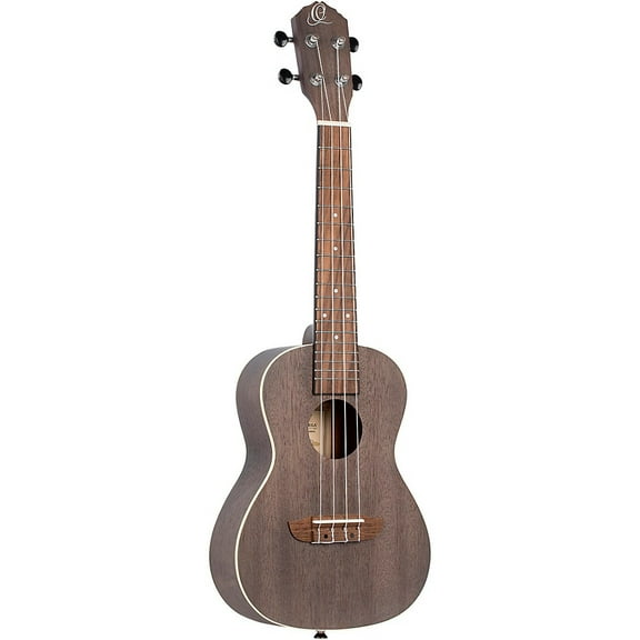 Ortega Earth Series RUCOAL-L Left-Handed Concert Ukulele Coal Black