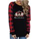 thumbnail image 4 of Camisas Navideñas Para Mujer Tops de Manga Larga Moda Casual Estampado de Cuello Redondo Blusa Superior Suelta Jersey Odeerbi ODB200639, 4 of 8