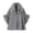 Gray, variant on Women's Velvet Faux Fur Trim Cape Wrap with Buckle Clasp Elegant Winter Shawl Outerwear Cozy Short Cover Up for Holiday Party Casual Daily Wear