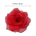 thumbnail image 4 of 50 rosas artificiales de seda para decoración de bodas y fiestas., 4 of 5