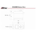 thumbnail image 6 of Hitec 32645S HS-645MG High Torque 2BB Metal Gear Servo, 6 of 7