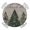 Light Beige Forest Green, variant on Christmas Tree Round Tablecloth for 36-44 Inch Tables,Fitted Table Cover with Elastic Edge,Rustic Pink Green Blue Xmas Tree Snowflake Waterproof Outdoor Table Cloth Protector for Patio Garden Dinner
