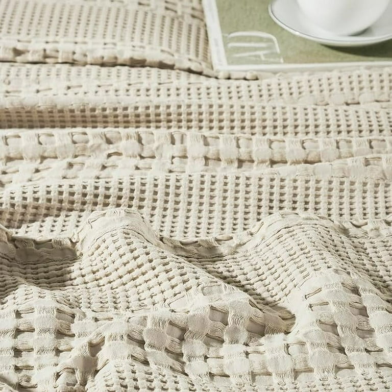 VHC Brands, Waffle Weave King Size Sham Set, 20x36