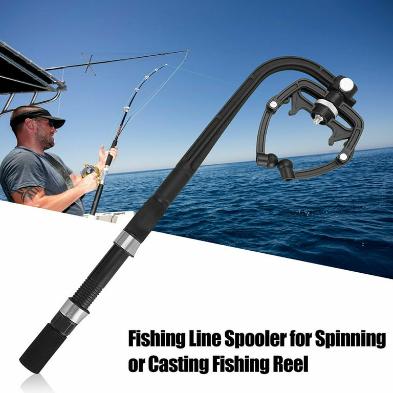 Portable Fishing Line Reel Spooler System Machine Spooling NEW