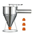 thumbnail image 3 of GROWTH TANK Batter Dispenser Funnel Confectionery Funnel for Balls Muffin Waffle 1200ML, 3 of 9