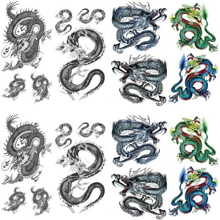 Temporary Tattoo Dragon for Men,Teens Guys,Kids Boys(8 Sheets), Waterproof Long Lasting Fake Tattoos Stickers for Arms Shoulders Chest & Back- Biker Tattoos 9cmx19cm/(LxW) | Walmart Canada Temporary Tattoo Dragon for Men,Teens Guys,Kids Boys(8 Sheets), Waterproof Long Lasting Fake Tattoos Stickers for Arms Shoulders Chest & Back- Biker Tattoos 9cmx19cm/(LxW) | Walmart Canada