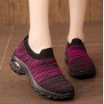 thumbnail image 1 of Zapatos de mujer de otoño, zapatos deportivos informales, zapatillas elásticas con cojín plano y punta redonda Wmkox8yii ahfdhkah1014, 1 of 7