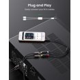 thumbnail image 4 of Cable de Audio Ugreen Auxiliar 3.5mm Macho A 2rca Hembra 25cm Negro, 4 of 7