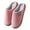 Pink, variant on Luxalzxs Cotton Slippers for Women Men, Cozy Casual Non Slip Bedroom House Slippers, Couple Warm Memory Foam Slippers for Indoor and Outdoor