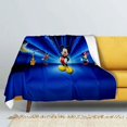 thumbnail image 3 of Manta ligera con estampado de Mickey y Minnie de Disney para sala de estar, dormitorio, habitación de los niños, manta cálida, regalo de Navidad, 3 of 5