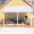 thumbnail image 2 of AECOJOY 12' x 14' Hardtop Gazebo Outdoor Aluminum Pergola ​For Garden, Patio, Backyard-​White, 2 of 10