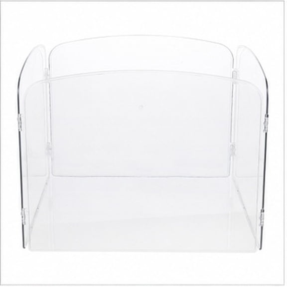Amosfun 1Set Easy Use Foldable Acrylic Fence for Small Animals Pet Indoor Playpen Safety