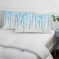 thumbnail image 4 of Blue Polka Dots Throw Pillow Covers, Watercolor Abstract Art Retro Soft Breathable Pillow Cases with Invisible Zipper for Sleeping, Toddler Pillowcases for Couch Bed Sofa Chair 12x20 Inches, 4 of 9