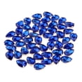 thumbnail image 2 of Abbracc 50 Pieces DIY Teardrop Resin Rhinestone Pointback Glass Faceted Jewelry Making, 2 of 9