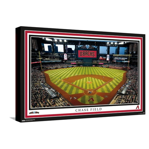 MLB Arizona Diamondbacks - Chase Field 22 Canvas Wall Poster, 14.725" x 22.375"
