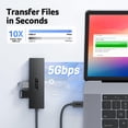 thumbnail image 3 of Hub USB C Acer 4 Ports USB 3.0 avec Port d'Alimentation Type 0.2m, 3 of 8