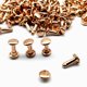 thumbnail image 4 of 100 juegos de tapas dobles Studs Remaches para bolsas Zapatos de cuero 6x10mm Light Gold Sunnimix Remaches de doble espárragos, 4 of 8