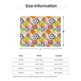 thumbnail image 5 of Rateoe Balls Pattern Flannel Throw Blanket, Ultra-soft Blanket for Bed, Couch, Car, Hypoallergenic Anti-pilling blanket-50"x40"(Horizontal), 5 of 6