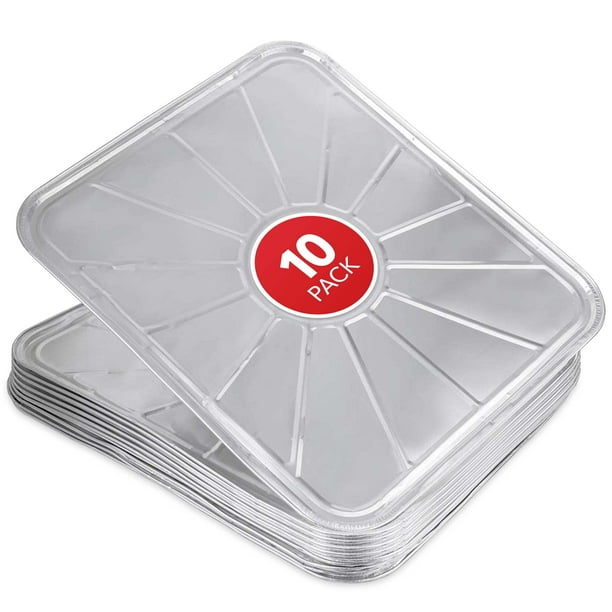 Forros para horno Stock Your Home, papel de aluminio desechable (paquete de 10)