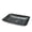 Black, variant on Vinnova Udine Grayish Blue Glass Rectangular Bathroom Vanity Vessel Sink