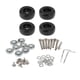 thumbnail image 4 of Kit de reparación de 4 ruedas de repuesto para maletas, ruedas giratorias de metal PU, reparación 45X18mm, 4 of 9