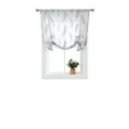 thumbnail image 7 of Better Homes & Gardens Embroidered Botanical Balloon Shade Single Curtain, 1-Piece, Soft Silver, 42" W x 63" L, 7 of 7