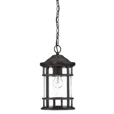 Vista II 1-Light Black Coral Hanging Light