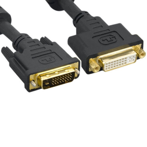 LCD Digital Monitor Video DVI D To DVI-D Gold Male 24+1 Pin Dual Link TV Cable 