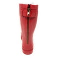 thumbnail image 4 of Forever Young Women's Solid Color With Back Mock Zipper Rain Boots, 4 of 6