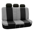 thumbnail image 4 of FH Group Royal Leather Universal Seat Covers Fit For Car Truck SUV Van - Full Set, 4 of 7