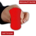 thumbnail image 5 of Posavasos para coche ZHAOCHENG 4 portavasos universales antideslizantes rojo, 5 of 5