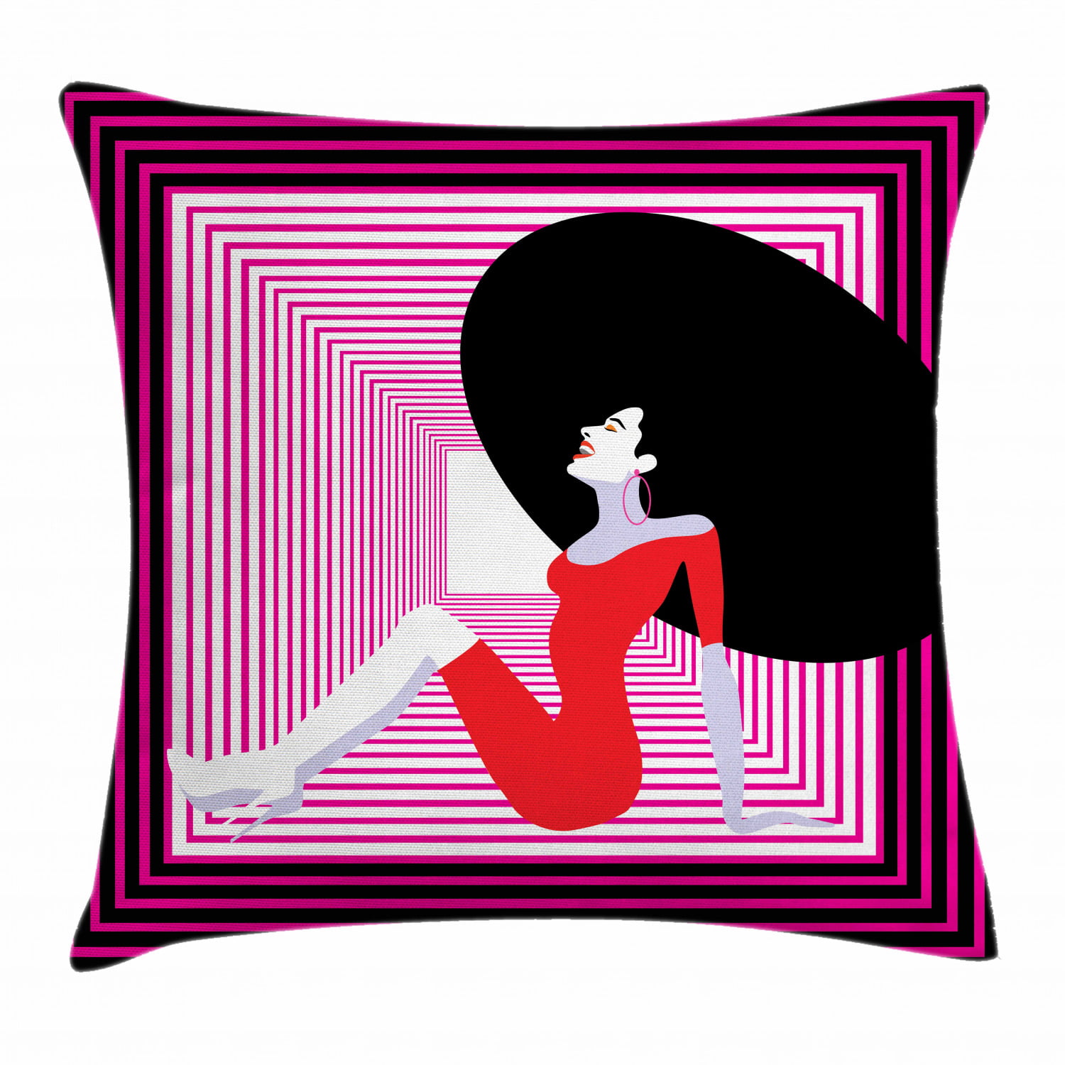 Comic Books Stuff Women Whispering-I Really Love Gaming-Comic Pop Art Throw Pillow Cool Computer Game Multicolor 16x16 Comic