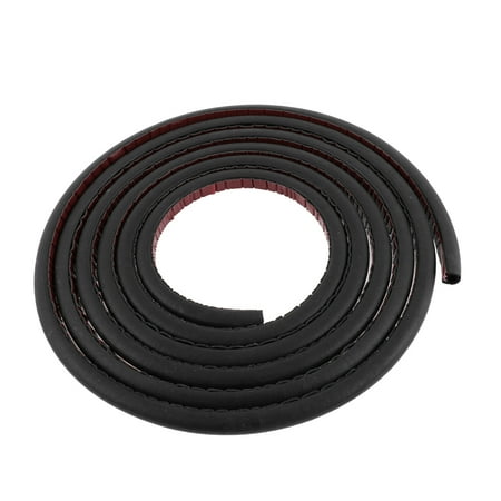 Cab Door Window Unique Bargains 3 Meters Length D Type Car Auto Door Window Hollow Air Seal Rubber Strip ()