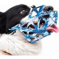 thumbnail image 1 of Bozal para perro ZHAOCHENG bozal elástico suave azul camuflaje L, 1 of 5