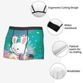 thumbnail image 3 of Gukieu Happy easter Print Men's Boxer Briefs, High Elastic Moisture Wicking Boxer Briefs Underwear-XX-Large, 3 of 5