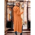 thumbnail image 5 of Fall Cardigan Sweaters for Women Fashion Open Front Hooded Cable Oversized Long Trendy Warm Winter Coats Outfits, 5 of 12